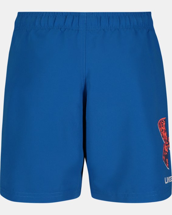 Boys' UA Crystal Speckle Logo Volleys, Blue, pdpMainDesktop image number 1